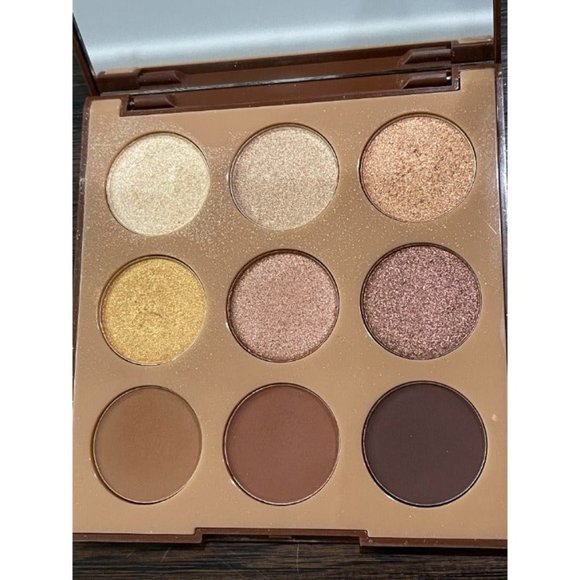 Morphe 9R Bronze Metal Eyeshadow Palette 9 Neutral Brown Colors Metallic Matte - Picture 2 of 4